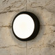 Black 20cm Bunker Outdoor Wall Light Rainproof Vandalproof Corrosion-resistant Double Insulated Black 20cm Bunker Outdoor Wall Light Rainproof Vandalproof Corrosion-resistant Double Insulated